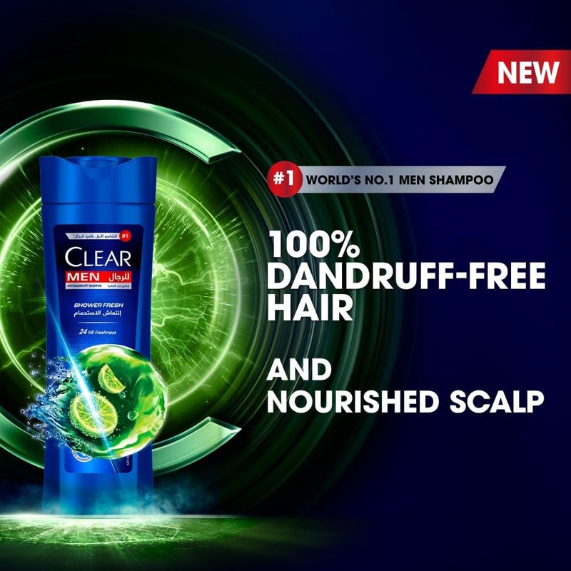 Clear Men Anti-Dandruff Shampoo - Shower Fresh 400ml - Image 3